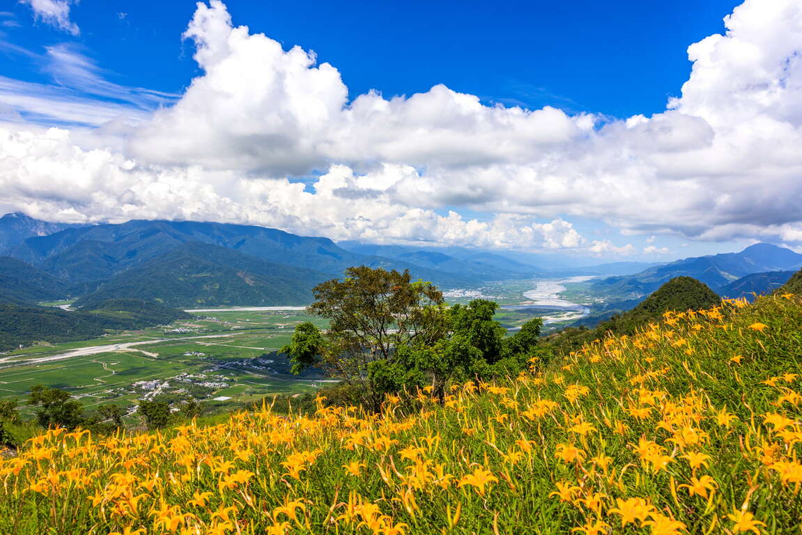 六十石山遠眺花蓮