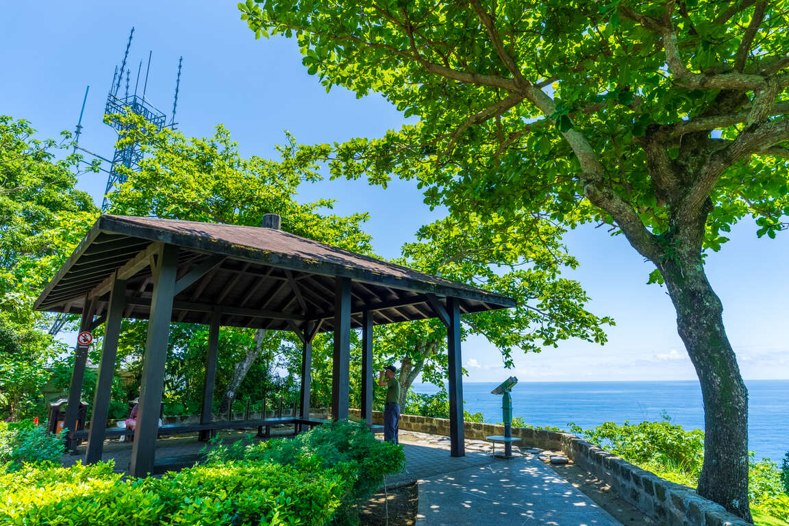 芭崎瞭望台擁有俯瞰太平洋海岸線的開闊視野